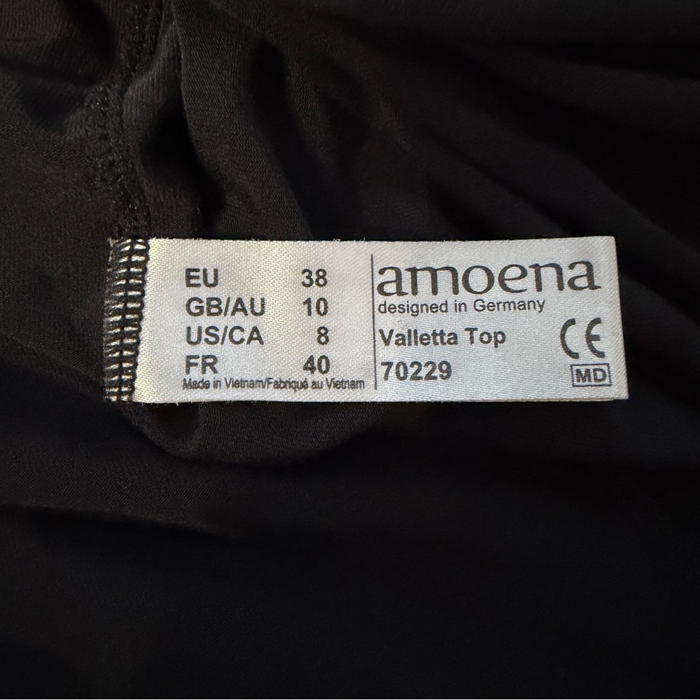 Amoena Valletta Top Women 8 Cami Adjustable Straps Bra Shelf Comfortable Support - Picture 5 of 6